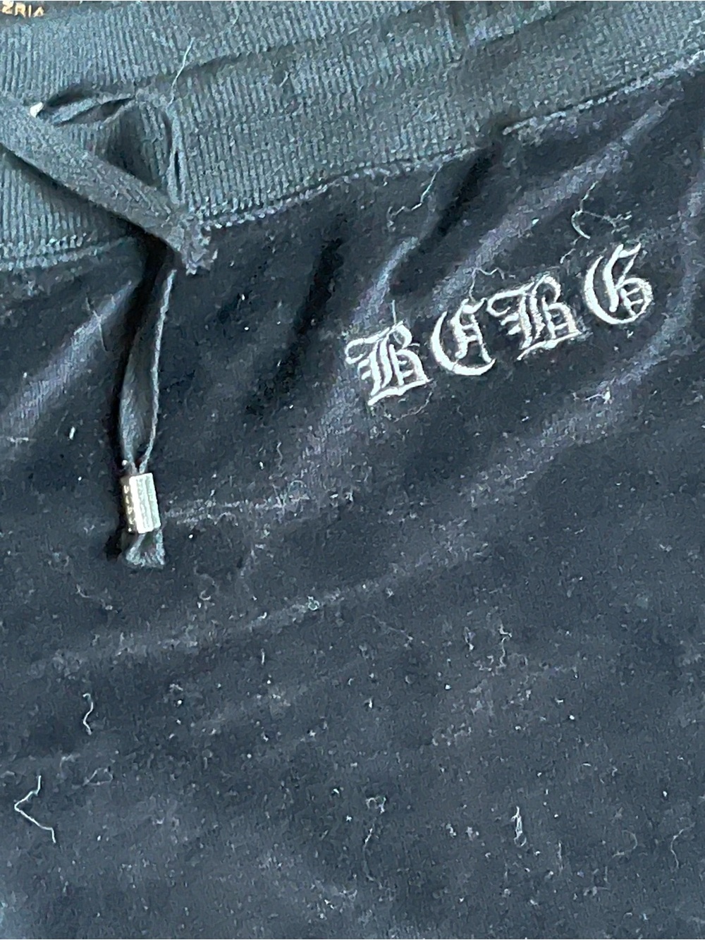 BCBG Women’s Velour Low-rise Track Pants Gemstones Bedazzled💅 - Picture 3 of 8